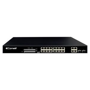 Comelit Commutateur de réseau Comelit 16 ports PoE + 4 Combo + 2GE IPSWP22N01A