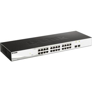 Dlink Commutateur D-Link Interfaces 24GBE 24 x 10/100/1000BASE-TX + 2 x SFP DGS-1210-26