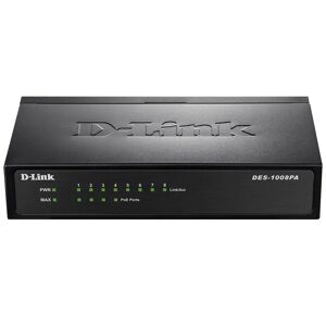 Dlink Switch D-Link 8-port 10/100 4/15W MAX DES-1008PA