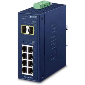 4power Commutateur 8 ports 10/100/1000T à 4 alimentations + 2 ports 100/1000X SFP IGS42158T2S