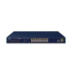 4power Commutateur GS421016P2S 16 ports Ethernet PoE L2 10/100/1000-T 4 Power