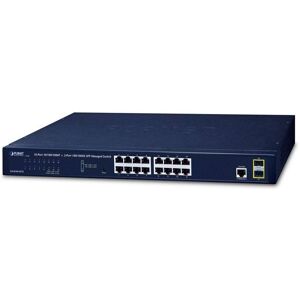 4power Commutateur 4Power 16 ports 10/100/1000BASE-T + 2 100/1000BASE-X GS421016T2S