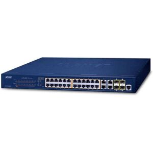 4power Commutateur 4 Power 24 ports 10/100/1000T 802.3at et 4 ports Gigabit TP/SFP GS421024P4C