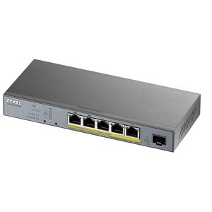 Zyxel Commutateur GbE Zyxel à 5 ports Smart Managed pour la surveillance GS1350-6HP-EU010