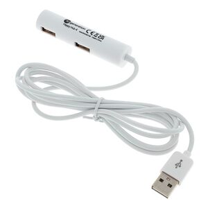 Fun Generation USB Hub 4 Way Blanc