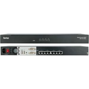 MCD-104-DUAL KVM Switch Cat5 4 p. double écran DVI+USB+Audio