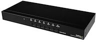 StarTech.com Commutateur HDMI / VGA de 7 ports - Switcher de l'analogique vers numerique - Scaler S-Video, RCA, audio et video 1080p - commutateur vidéo/audio - 7 ports