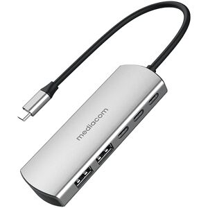 Mediacom HUB USB-C  TYPE-C 4 PORTE E PD