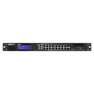 QNAP Switch di rete  QGD-1600 Gestito Gigabit Ethernet (10/100/1000) 1U Nero, Grigio [QGD-1600-8G]