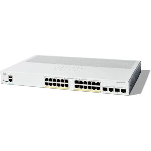 Cisco Systems Switch di rete  Catalyst 1200 Gestito L2 Gigabit Ethernet (10/100/1000) Supporto Power over (PoE) 1U Bianco [C1200-24P-4G]