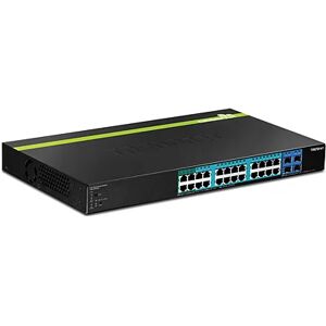 Trendnet TPE-2840WS switch di rete Gestito Gigabit Ethernet (10/100/1000) Nero 1U Supporto Power over (PoE)
