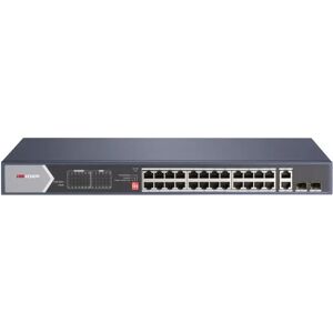 Hikvision DS-3E0528HP-E switch di rete Non gestito Gigabit Ethernet (10/100/1000) Supporto Power over (PoE) Blu [DS-3E0528HP-E]