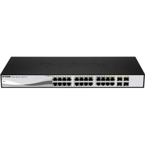 D-Link DGS-1210-24P switch di rete Gestito L2 Gigabit Ethernet (10/100/1000) Supporto Power over (PoE) Nero [DGS-1210-24P]