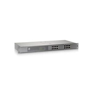 LevelOne Switch di rete  FEP-1611 Non gestito Fast Ethernet (10/100) Grigio Supporto Power over (PoE) [520826]