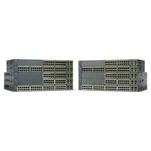 Cisco Systems Catalyst WS-C2960+24TC-L switch di rete Gestito L2 Fast Ethernet (10/100) Nero [WS-C2960+24TC-L]