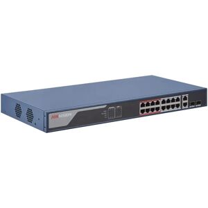 Hikvision DS-3E1318P-EI switch di rete Fast Ethernet (10/100) Supporto Power over (PoE) Blu [DS-3E1318P-EI]