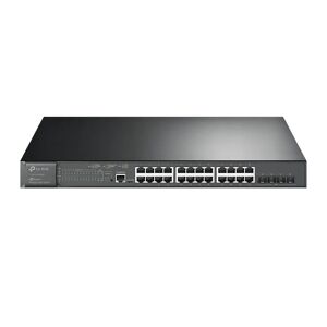 TP-Link JetStream TL-SG3428XMP switch di rete Gestito L2+ Gigabit Ethernet (10/100/1000) Supporto Power over (PoE) 1U Nero [TL-SG3428XMP]