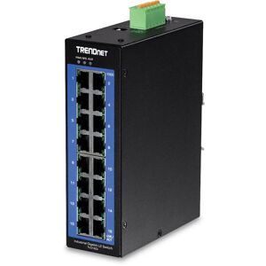 Trendnet Switch di rete  TI-G160i Gestito Gigabit Ethernet (10/100/1000) Nero [TI-G160I]