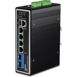 Trendnet TI-BG62I switch di rete Gestito L2+ Gigabit Ethernet (10/100/1000) Supporto Power over (PoE) Nero [TI-BG62I]