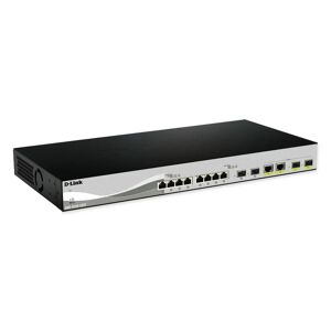 D-Link DXS-1210-12SC/E switch di rete Gestito L2 10G Ethernet (100/1000/10000) 1U Nero, Argento [DXS-1210-12SC/E]