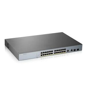 Zyxel Switch di rete  GS1350-26HP Gestito L2 Gigabit Ethernet (10/100/1000) Supporto Power over (PoE) Grigio [GS1350-26HP-GB0101F]
