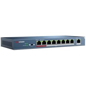 HIKVISION Switch DS-3E0109P-E.Pro Series 9 porte unmanaged 8 Mbps PoE 115W + 1 uplink Mbps