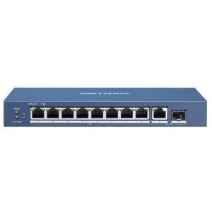 HIKVISION Switch DS-3E0510P-E.Pro Series 10 porte unmanaged 8 Gbps PoE 110W+1 uplink Gbps+1 SFP Gbps