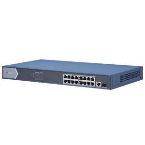 HIKVISION Switch DS-3E0518P-E.Pro Series 18 porte unmanaged 16Gbps PoE 230W+1 uplink Gbps+1 SFP Gbp