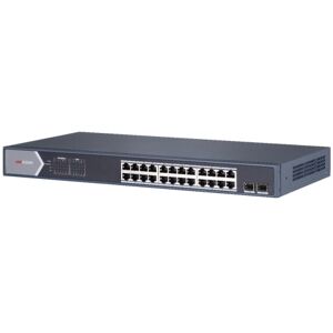 HIKVISION Switch DS-3E0526P-E/M.Value Series 26 porte unmanaged 24 Gbps Poe+2 SFP Gbps 225W