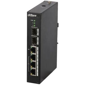 DAHUA PFS3206-4P-96.Switch Layer 2 unmanaged POE 3 porte Gigabit+1Gbps+2SFP