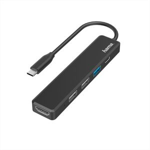 Hama Hub Usb Type C 3.2 Nero