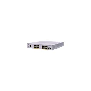 Cisco Systems BUSINESS 350 SERIES CBS350-16FP-2G-EU SWITCH GESTITO L3 16 x 10/100/1000 (PoE+) + 2 x Gigabit SFP PoE+ (240 W) MONTAB...