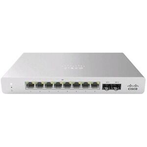 Cisco Systems MERAKI CLOUD MANAGED MS120-8FP-HW SWITCH GESTITO 8 x 10/100/1000 (PoE+) + 2 x Gigabit SFP PoE+ (124 W) DESKTOP