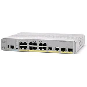 Cisco Systems WS-C3560CX-12PC-S SWITCH GESTITO 14 PORTE LAN RJ-45 10/100/1000 Mbps POE 2 SLOT SFP COLORE BIANCO