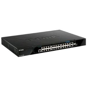 D-Link DGS-1520-28MP SWITCH GIGABIT GESTITO L3 SMARTPRO 20 x 10/100/1000 (PoE+) + 4 x 2.5G (PoE+) + 2 x 10 Gigabit Ethernet...