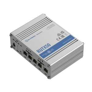 Teltonika RUTX50 router wireless Gigabit Ethernet 5G Acciaio inossidabile (RUTX50)