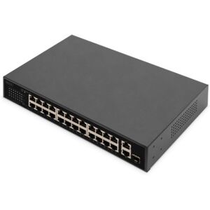 Digitus DN-95356 switch di rete Gigabit Ethernet (10/100/1000) Supporto Power over Ethernet (PoE) 1U Nero (DN-95356)