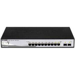 D-Link DGS-1210-10 switch di rete Gestito L2 Gigabit Ethernet (10/100/1000) 1U Nero, Grigio (DGS-1210-10/E)