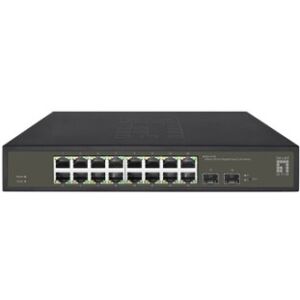 LevelOne GES-2118 switch di rete Gestito L2 Gigabit Ethernet (10/100/1000) Nero (GES-2118)