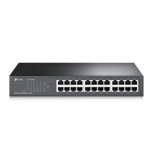 TP-Link TL-SF1024D switch di rete Fast Ethernet (10/100) Nero (TL-SF1024D)