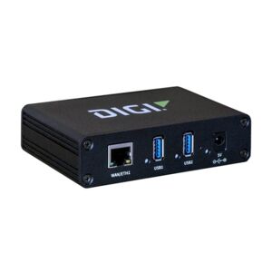 Digi AW02-G300 hub di interfaccia USB 3.2 Gen 1 (3.1 Gen 1) Type-A 1000 Mbit/s Nero (AW02-G300)