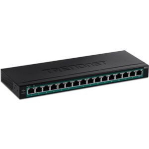 Trendnet TPE-TG160H switch di rete Gestito Gigabit Ethernet (10/100/1000) Supporto Power over Ethernet (PoE) 1U Ner (TPE-TG160H)