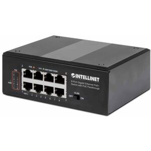 Intellinet 561624 switch di rete Gigabit Ethernet (10/100/1000) Supporto Power over Ethernet (PoE) Nero (561624)