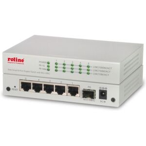 ROLINE 21.14.3523 switch di rete Gestito Gigabit Ethernet (10/100/1000) Grigio (21.14.3523)