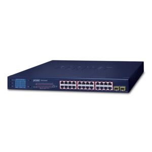 PLANET GSW-2620VHP switch di rete Non gestito Gigabit Ethernet (10/100/1000) Supporto Power over Ethernet (PoE) 1U (GSW-2620VHP)