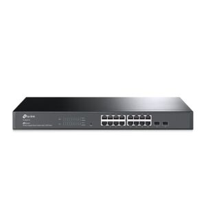 TP-Link TL-SG2218 switch di rete Gestito L2/L2+ Gigabit Ethernet (10/100/1000) Nero (TL-SG2218)