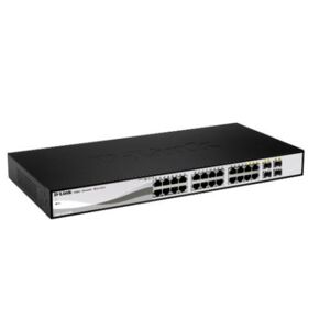 D-Link DGS-1210-26 switch di rete Gestito L2 Gigabit Ethernet (10/100/1000) 1U Nero, Grigio (DGS-1210-26)