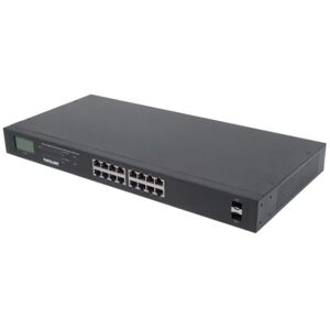 Intellinet 561259 switch di rete Non gestito Gigabit Ethernet (10/100/1000) Supporto Power over Ethernet (PoE) Nero (561259)