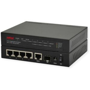 ROLINE 21.14.3524 switch di rete Gigabit Ethernet (10/100/1000) Supporto Power over Ethernet (PoE) Nero (21.14.3524)