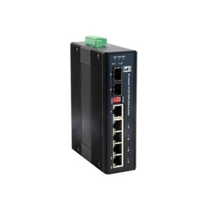LevelOne IES-0600 switch di rete Gigabit Ethernet (10/100/1000) Nero (IES-0600)
